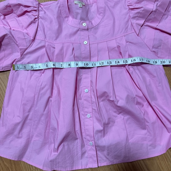 JODIFL Light Pink Button-Up Blouse - Picture 8 of 8